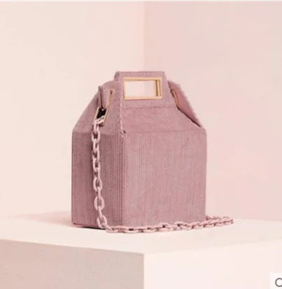 Trendy Checkered Crossbody Shoulder Bag