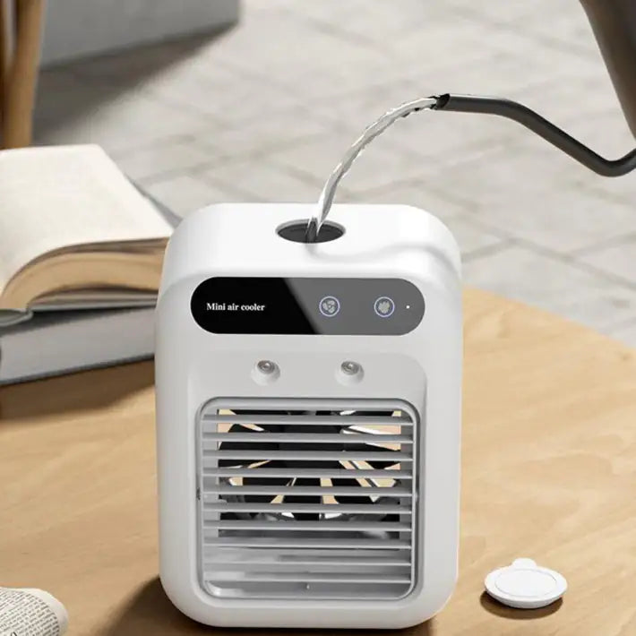 3-in-1 Mini Air Cooler Fan with Humidifier