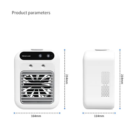 3-in-1 Mini Air Cooler Fan with Humidifier