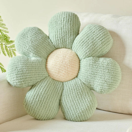 Soft Flower Shaped Throw Pillow