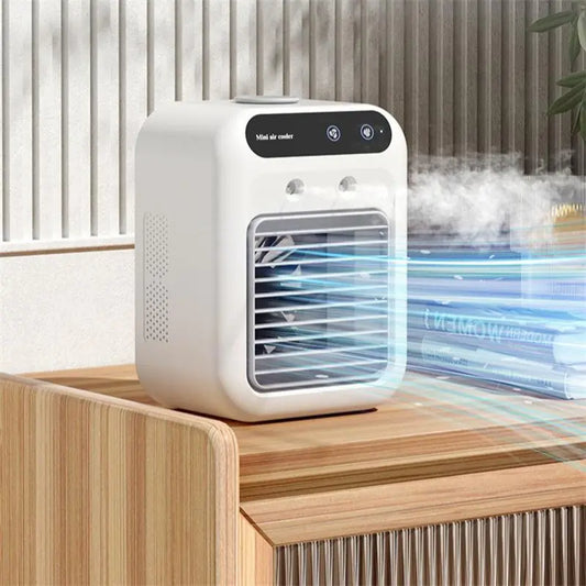 3-in-1 Mini Air Cooler Fan with Humidifier