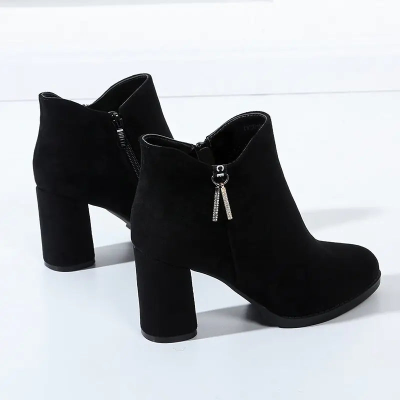 Elegant Suede Ankle Boots