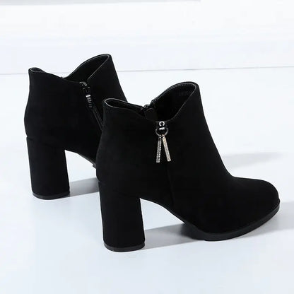Elegant Suede Ankle Boots