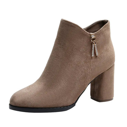 Elegant Suede Ankle Boots