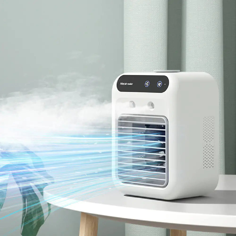 3-in-1 Mini Air Cooler Fan with Humidifier