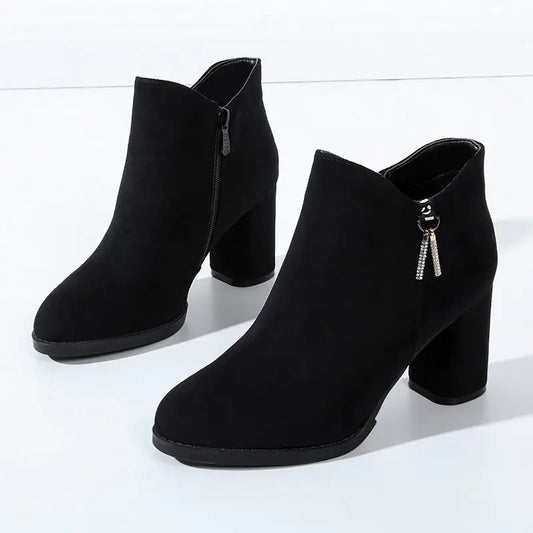Elegant Suede Ankle Boots