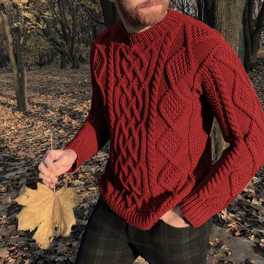 Plus Size Casual Knitted Sweater