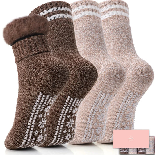 Thermal Plush Anti-Slip Hospital Slipper Socks
