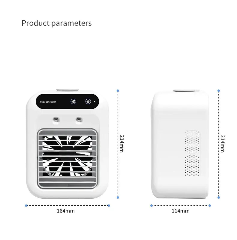 3-in-1 Mini Air Cooler Fan with Humidifier