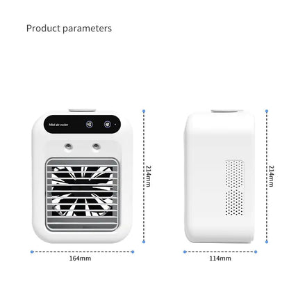 3-in-1 Mini Air Cooler Fan with Humidifier