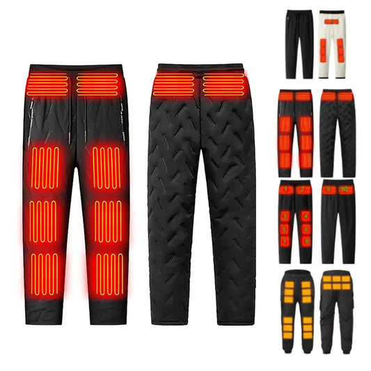 Unisex Fleece Lined Electric Heated Pants